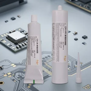 EXLUB 734 One Component Heat Cure Silicone Adhesive Sealant Fast Thermal Curing Glue for Automotive Sensors
