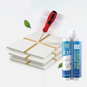 Eco-Friendly Mildewproof Odor-Free Silver Gray Epoxy Tile Grout for Ceramic Tiles