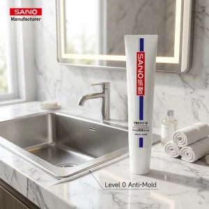 Eco-Friendly Mold-Resistant Silicone Sealant for Kitchen, Bathroom, Construction, and Woodworking