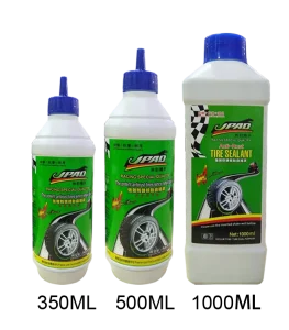 Eco Friendly Puncture Repair Anti Rust Flat Tire Repair Leak Proof Liquid Tire Sealant 350ML Green Tire Repair Kit