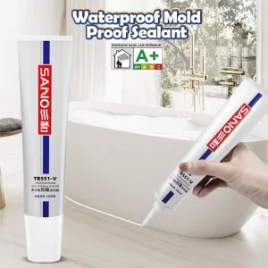 Eco-Friendly Sanitary Silicone Sealant with Seamless Finish and Mildew Resistance for Bathtub and Sink Sealing