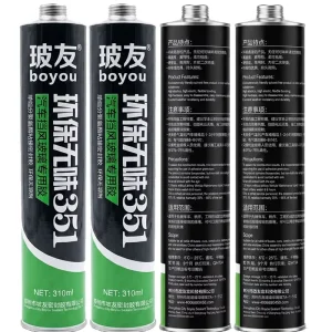Eco Friendly Windshield 310ml 600ml Polyurethane Auto Glass Sealant Windscreen Sealant PU Sealant