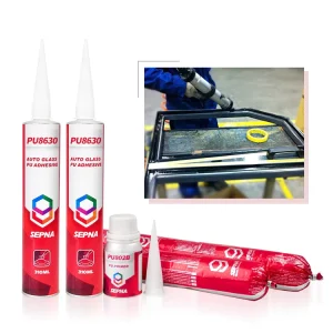 Eco-friendly Auto Windshield Polyurethane Adhesive Sealant Black 310ml 400ml 600ml with 9 Months Shelf Life