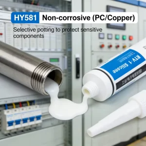 Electronics-Grade Semi-Flowable Silicone Sealant for PCB Potting and Component Protection