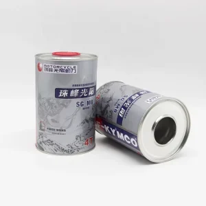 Empty 1L Motor Oil Lubricant Round Tin Can Chemical Engine Oil Tinplate Can
