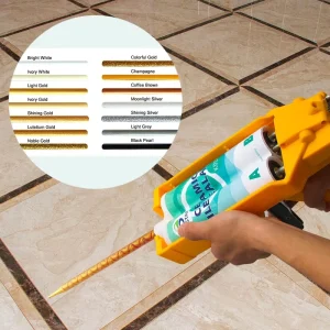 Epoxy Resin Non-Shrink Anti-Mildew Flexible Tile Grout Sealant in Various Colors for Woodworking