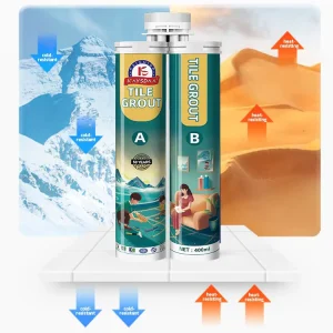 Epoxy Tile Grout 400ml Waterproof For Tile Sealing Construction & Woodworking Use Customized Packaging