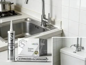 Excellent Adhesion Anti-Mold Mildew Resistant Kitchen Bathroom Waterproof Silicone Sealant for Ceramic Glass