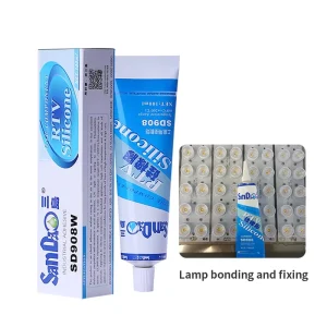 Excellent Silicone Sealant Good Insulation and Weather Resistance Fast Dry RTV Silicone Sealant for LED Electronics