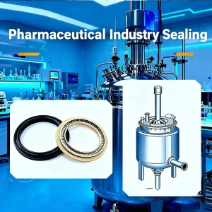 FDA Spring-Energized PTFE Seal Pharmaceutical and Food Grade Sanitary Design for Mixers and Filling Machines