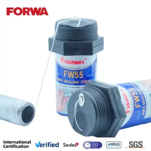 FW55 80m Industrial Injection-Molded Pipe Sealing Cord for Water and Gas Pipes with Cutting and Thread Sealing