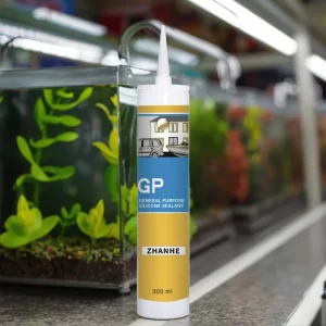 Factory Direct 100% Quick-Drying Clear GP Silicone Sealant for Water Tanks, Glass, and Aquariums