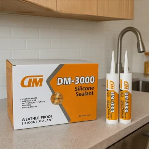 Factory Direct Acetic Silicone Sealant Mildew-Resistant Caulking Glue for Bathroom and Construction