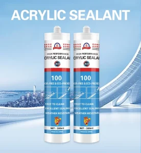 Factory Direct Acrylic Sealant Acrylic Silicone Blend Sealant for Door Window Frame Sealing OEM Custom Label