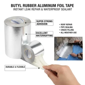 Factory Direct Butyl Tape Custom Logo & Packaging OEM Service Bulk Waterproof Butyl Rubber Tape for Global Distributors