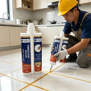 Factory Direct Clear Epoxy Stitching Agent Hard Construction Tile Sealant for Kitchen and Bathroom Tile Grout