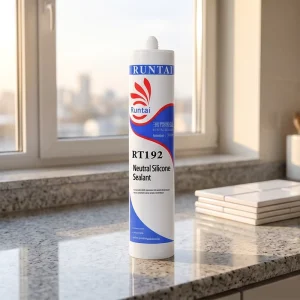 Factory Direct Neutral Silicone Adhesive Sealant for Construction and Woodworking, Weatherproof, for Windows and Doors