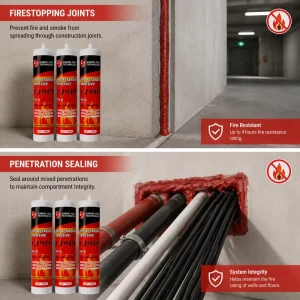 Factory Direct One Component Water Resistant Fire Retardant Sealant 1kg MOQ for Packing & Construction