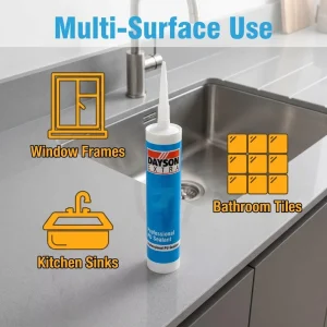 Factory Direct Weatherproof Fast-Drying Glass Glue Silicone Sealant 300ml for Construction