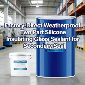 Factory Direct Weatherproof Two-Part Silicone Insulating Glass Sealant for Secondary Seal