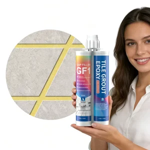 Factory Epoxy Grout for Tile Joint Filling, Smooth Surface, Easy Cleaning, Color-Fast