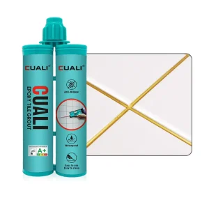 Factory Glossy Epoxy Resin Tile Grout Two Component Yellow Water Stain Resistance Sealant Adhesive for Construction