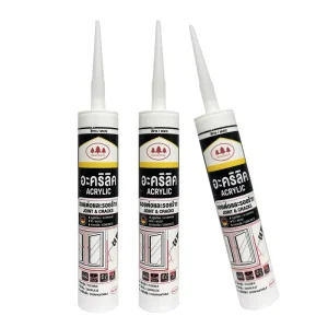 Factory High Quality Acrylic Sealant Waterproof Weatherproof Decorators Caulk Water Based Odorless Mastic Interior Construction