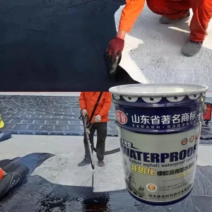 Factory Liquid Bitumen Rubber Elastomeric Waterproof Sealant Coating Paint for Roofs