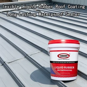 Factory Liquid Rubber Roof Coating Long-Lasting Leak-Stop Waterproof Sealant for Metal and Concrete Roofs