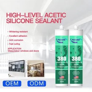 Factory OEM 300ml Cartridge GP Acetic Silicone Sealant for Windows and Doors