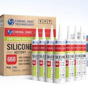 Factory OEM Fast Bonding Silicone Adhesive Glue Weatherproof Sealant for Construction & Transportation GP Acid Silicone Sealant