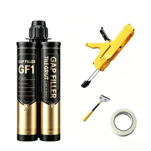 Factory OEM Two-Part Epoxy Resin Tile Grout Waterproof Stain-Resistant Ceramic Gap Filler Indoor Outdoor Construction