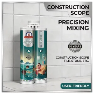 Factory Price Cement Tile Grout Fast Drying Gray Powder Grout For Floor Tiles OEM Custom Packaging