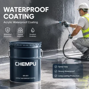 Factory Supply 5kg Polyurethane Waterproof Roof Coating Fast-Dry Anti-Leak Seal Coating