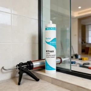 Fast-Cure 300ml Clear GP Structural Silicone Sealant for Window Construction