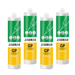 Fast Cure Acetic Silicone Sealant Clear Waterproof Caulk for Glass Window Glazing CE ROHS Certified