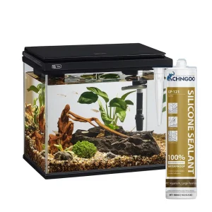 Fast-Cure One-Component Silicone Aquarium Sealant for Large Glass Panels, Woodworking, Kitchens, and Bathrooms