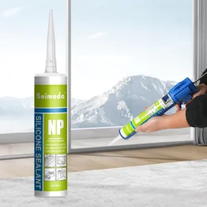 Fast Cure Waterproof Weather Resistant UV Resistant Silicone Sealant for Roofing Kitchen Bathroom Concrete Stone Wood NP