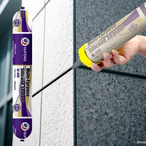 Fast-Cure Weatherproof Neutral General-Purpose 100% Silicone Sealant Adhesive