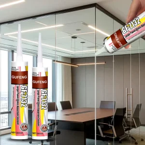 Fast-Curing Transparent Acetoxy Silicone Sealant for Aquarium Glass