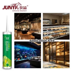 Fast-Curing Waterproof Weather-Resistant Silicone Sealant for Glass Frames, Windows, and Glazing