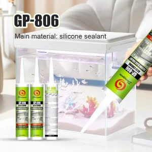 Fast Drying Acid Cured Silicone Sealant 300ml for Aquarium and Fish Tank Glass Bonding