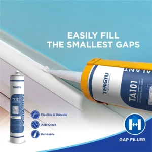 Fast-Drying White Latex Caulk Interior 600 Sausage for Painters and Gap Sealing