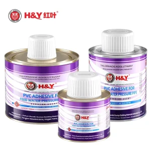 Fast-Setting PVC Solvent Cement Adhesive for Pipe Fittings and Water Pipes