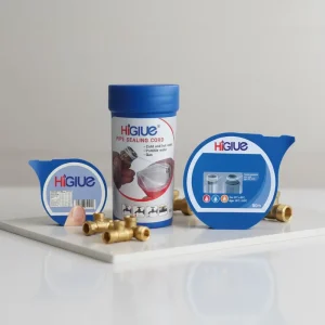 Fibre-Based Beige Pipe Sealing Cord for Metal and Plastic Threaded Pipe Connections