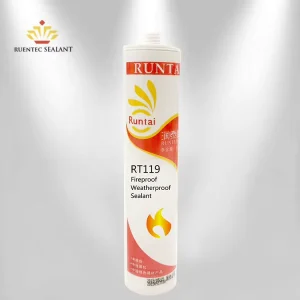 Fire Barrier Caulk Adhesives Sealants High temperature Weather Resistant Flame Retardant Silicone Sealant Fire Proof