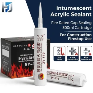 Fire-Rated Acrylic Sealant for Construction, Fire Protection and Gap Sealing
