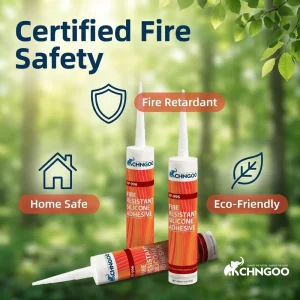 Fire Rated Silicone Sealant Fire Resistant Sealant Firestop Sealant for Construction Joint Curtain Wall Door Window Protection