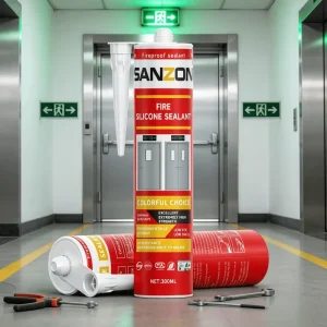 Fire-Rated Structural Silicone Sealant Extreme Temperature Resistant Fast-Curing High-Strength