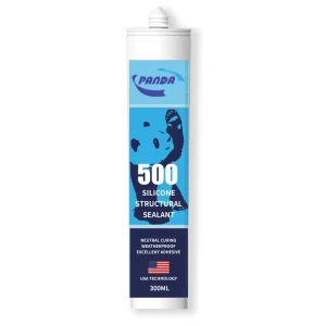 Fire-Resistant Clear Silicone Sealant for Aluminum Composite Panels Wood and Steel Indoor and Outdoor